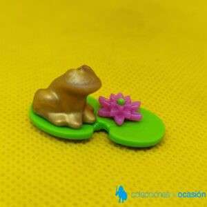 Playmobil Rana dorada sobre hojas