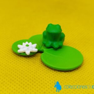 Playmobil Rana verde en hoja de estanque