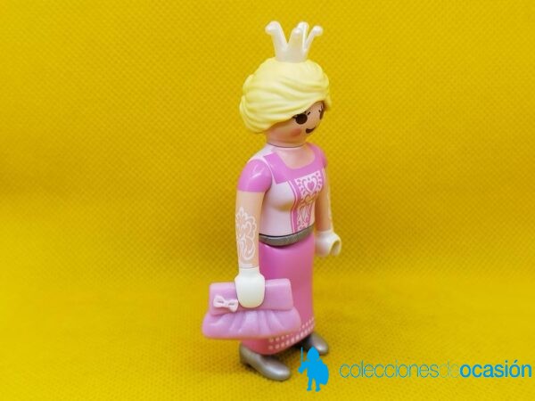 Playmobil Reina con vestido y monedero rosa - Imagen 2