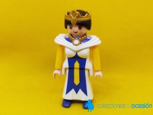 Playmobil Reina del clan de los leones amarillos, princesa del reino de los leones