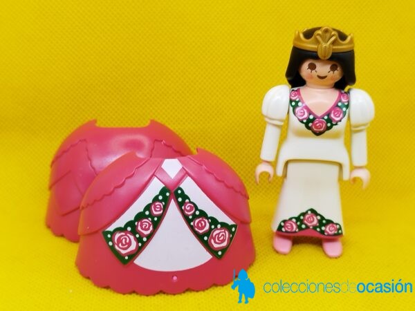 Playmobil Reina medieval, princesa con vestido de rosas - Imagen 5