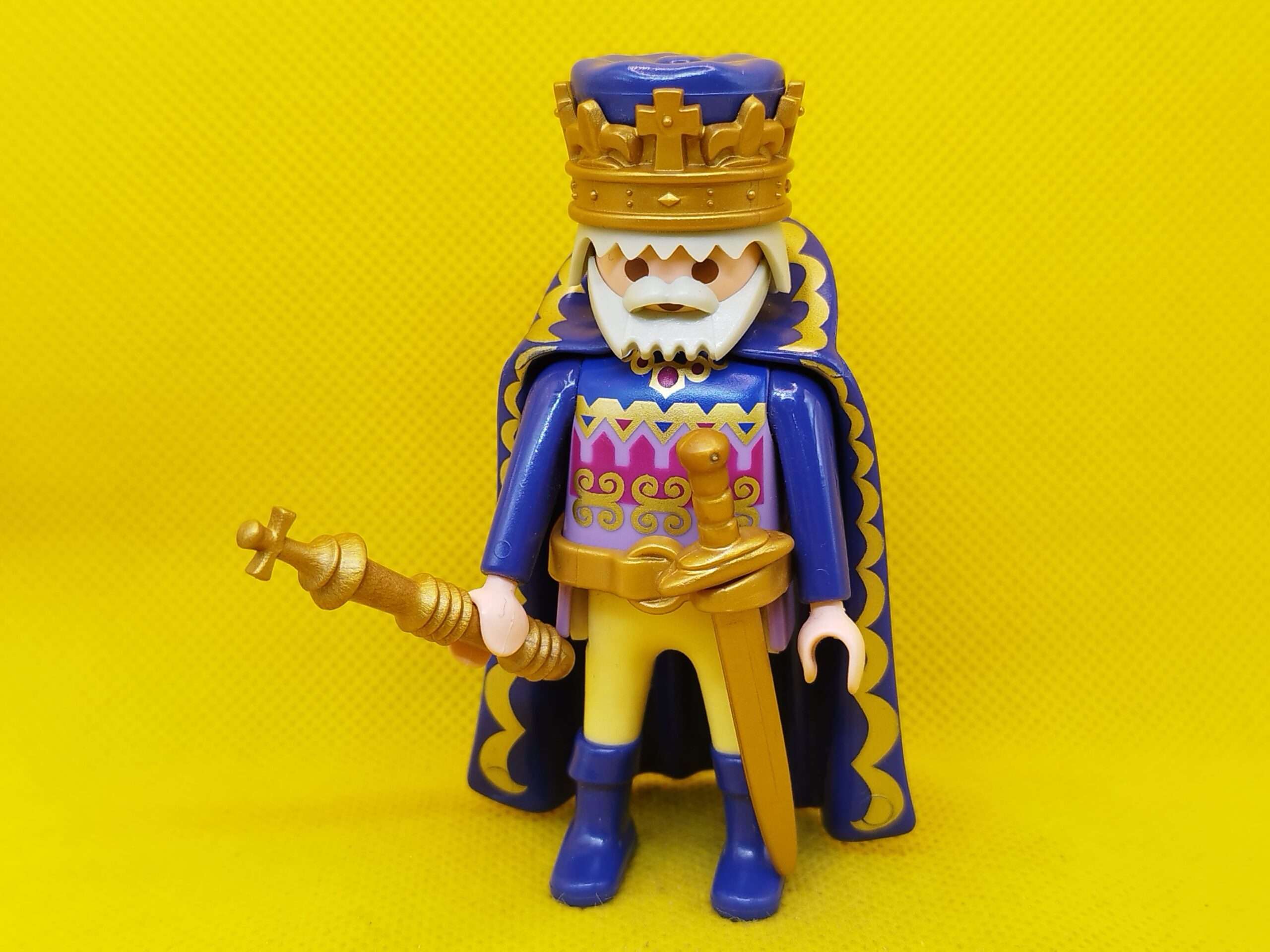 Playmobil Rey medieval con cetro