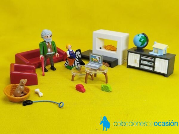 Playmobil Salón con abuelo y bebé REF 70207 - Imagen 2