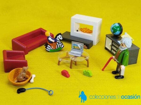 Playmobil Salón con abuelo y bebé REF 70207 - Imagen 3