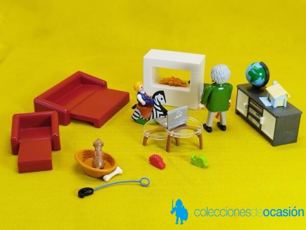 Playmobil Salón con abuelo y bebé REF 70207 - Imagen 4