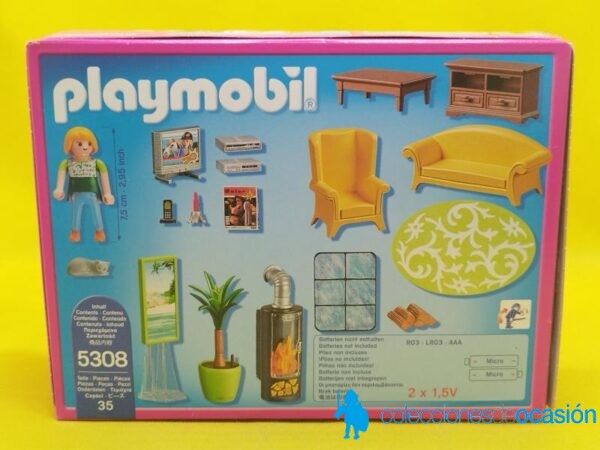 Playmobil Salón con chimenea REF 5308 - Imagen 2