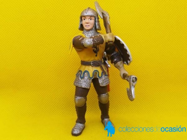 Schleich 70062 caballero con hachas
