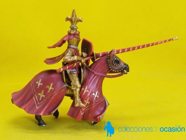 Schleich Caballero de Torneo Flor de Lis 70019 - Imagen 4