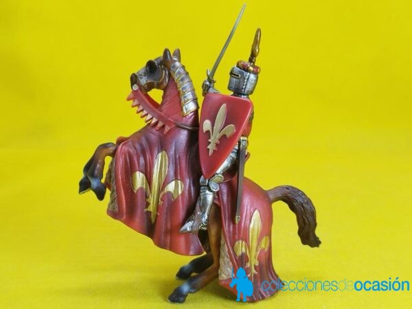 Schleich Caballero de la flor de Lis a caballo REF 70018 - Imagen 2