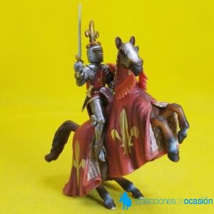 Schleich Caballero de la flor de Lis a caballo REF 70018