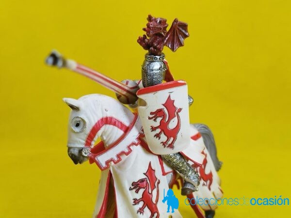 Schleich Caballero de torneo del dragón rojo REF 70046