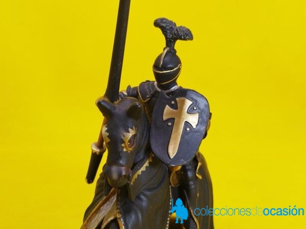 Schleich Caballero negro de torneo REF 70032