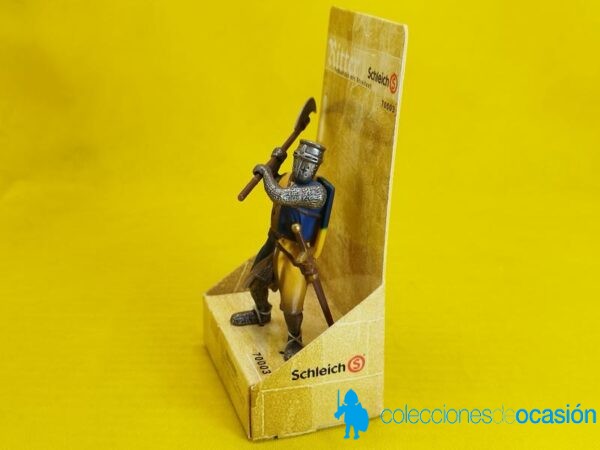 Schleich caballero medieval con hacha REF 70003 - Imagen 3