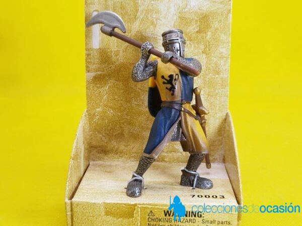 Schleich caballero medieval con hacha REF 70003
