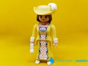 Playmobil Señora vintage con bolso blanco