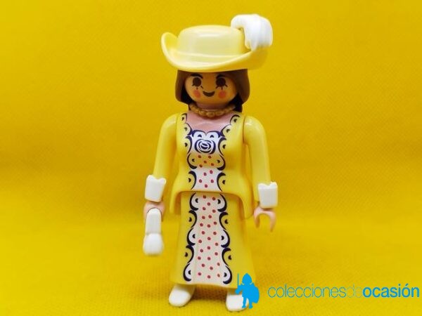 Playmobil Señora vintage con bolso blanco