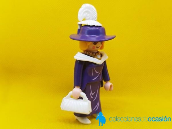 Playmobil Señora vintage con bolso blanco, mujer victoriana - Imagen 2