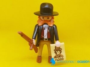 Playmobil Sheriff con escopeta y pasquín de recompensa