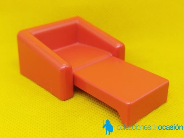 Playmobil Sillón rojo con reposa pies, mueble - Imagen 3