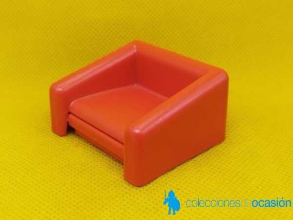 Playmobil Sillón rojo con reposa pies, mueble - Imagen 2