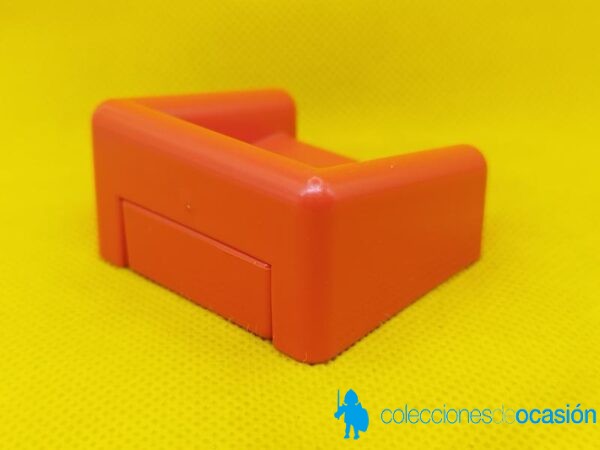 Playmobil Sillón rojo con reposa pies, mueble - Imagen 4