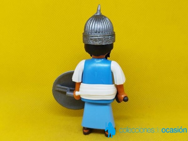 Playmobil Soldado árabe, guerrero moro con casco y escudo custom - Imagen 4