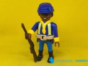 Playmobil Soldado negro del norte, yanqui
