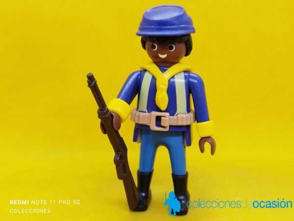Playmobil Soldado negro del norte, yanqui