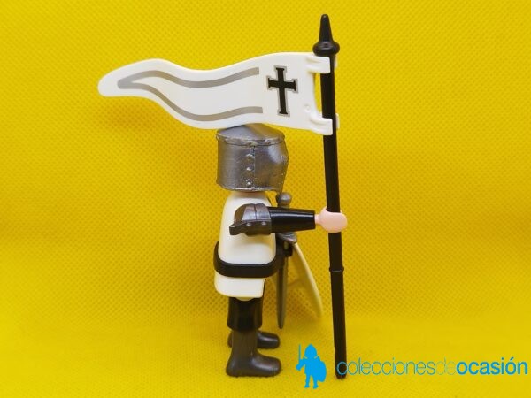 Playmobil Templario con estandarte, Teutón con casco custom - Imagen 4