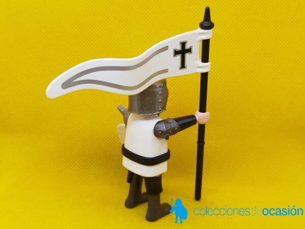 Playmobil Templario con estandarte, Teutón con casco custom - Imagen 5