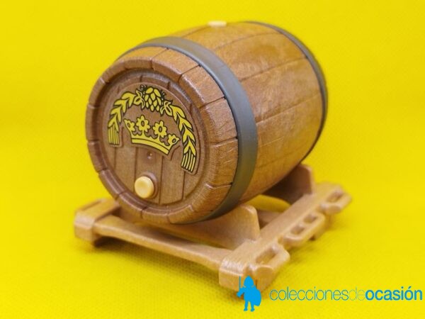 Playmobil Tonel grande de taberna con grifo y soporte REF 6218 - Imagen 3