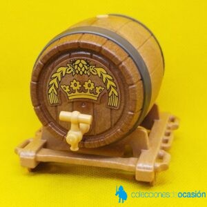 Playmobil Tonel grande de taberna con grifo y soporte REF 6218