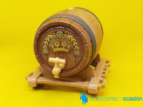Playmobil Tonel grande de taberna con grifo y soporte REF 6218