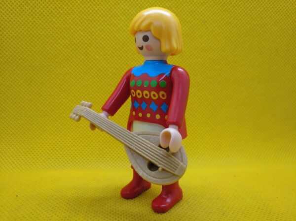 Playmobil Trobadora medieval, juglar, bujón - Imagen 2