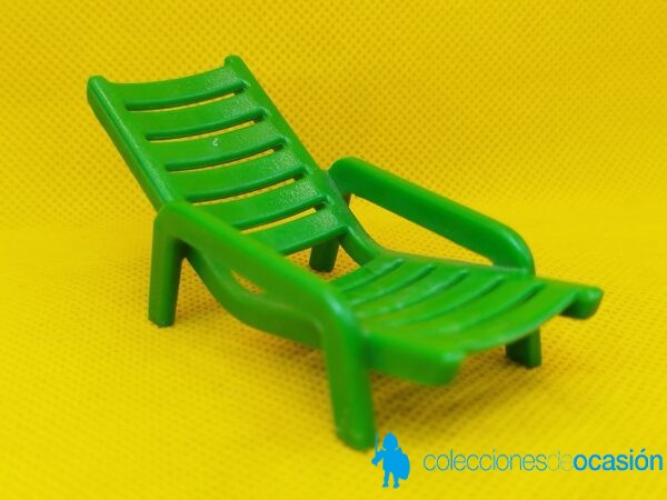 Playmobil Tumbona verde, hamaca, mueble - Imagen 2