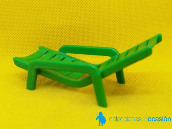 Playmobil Tumbona verde, hamaca, mueble - Imagen 4
