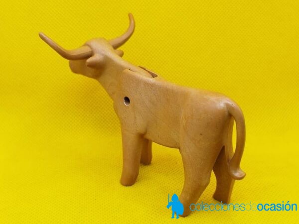 Playmobil Vaca de cuernos largos, rex, vaca del oeste - Imagen 4