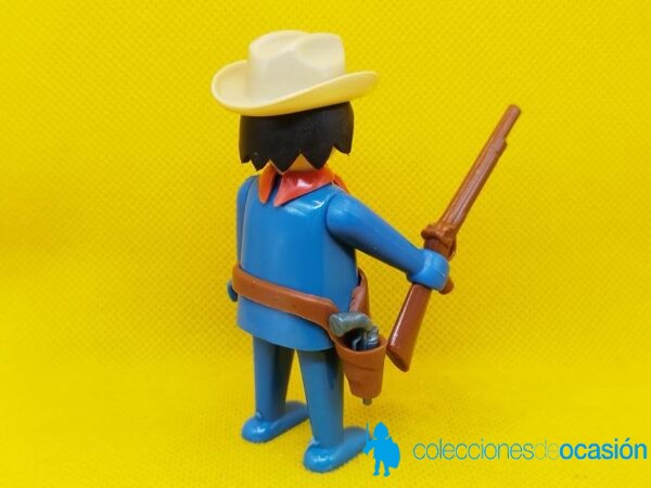 Playmobil Vaquero azul de manos fijas, click - Imagen 3