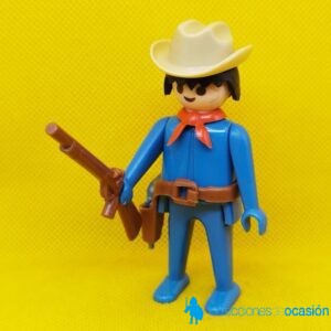 Playmobil Vaquero azul de manos fijas, click