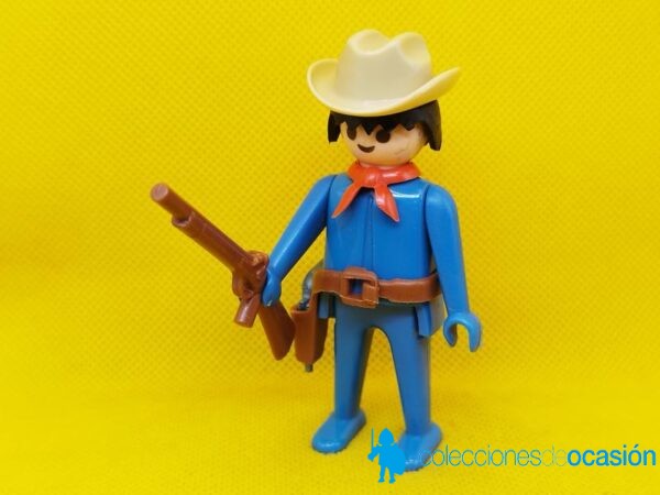 Playmobil Vaquero azul de manos fijas, click