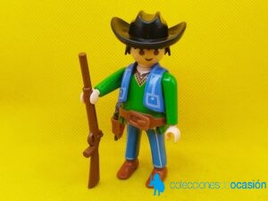 Playmobil Vaquero con chaleco azul, cowboy