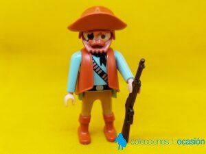 Playmobil Vaquero con winchester, conductor de diligencia