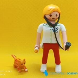 Playmobil Veterinaria con gato