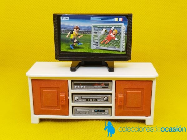 Playmobil aparador con televisión, mueble - Imagen 2