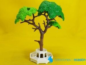 Playmobil árbol grande con banco blanco  victoriano de jardín