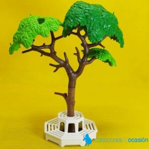 Playmobil árbol grande con banco blanco  victoriano de jardín