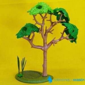 Playmobil árbol grande con pequeño estanque, diorama, Belén
