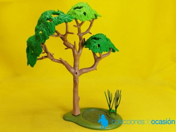 Playmobil árbol grande con pequeño estanque, diorama, Belén - Imagen 3