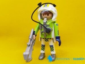 Playmobil astronauta con tenazas espaciales