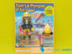 Playmobil bombero de aeropuerto nuevo en blister